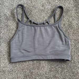 Athleta Heather Gray Sports Bra